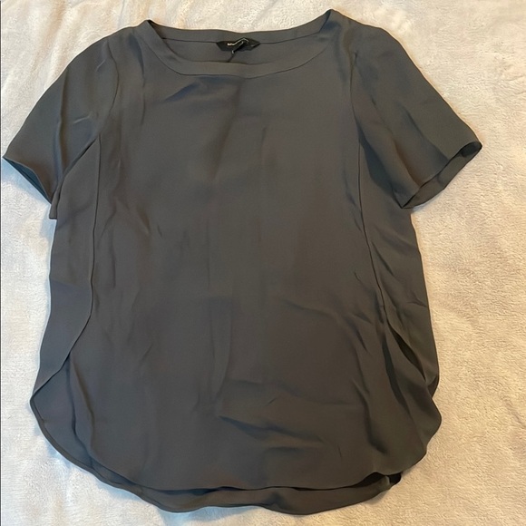 Banana Republic Gray Short Sleeve Blouse - Picture 1 of 8